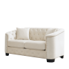 corner sofa+2-seater Combination sofa.Velvet beige-W834S00091