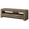 Weathered Brown 59-inch 2-Drawer TV Console