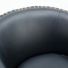 Trenton Swivel Arm Chair - Midnight Blue