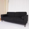 2085 White Fabric sofa