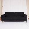 2085 Black PU leather sofa