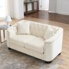 corner sofa+2-seater Combination sofa.Velvet beige-W834S00091