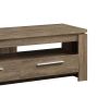 Weathered Brown 59-inch 2-Drawer TV Console