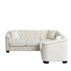 corner sofa+2-seater Combination sofa.Velvet beige-W834S00091