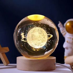 1pc Creative Crystal Ball Decoration; Desktop Night Light; Bedroom Night Light Valentine's Day Gifts Birthday Gifts (Items: Star Walk)