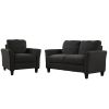 Polyester-blend 3 Pieces Sofa Set; Living Room Set