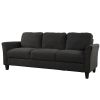 Polyester-blend 3 Pieces Sofa Set; Living Room Set