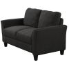 Polyester-blend 3 Pieces Sofa Set; Living Room Set